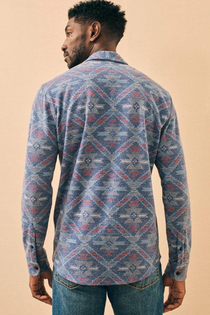 Doug Good Feather Legend Sweater Shirt - Faherty Brand - Archery Close