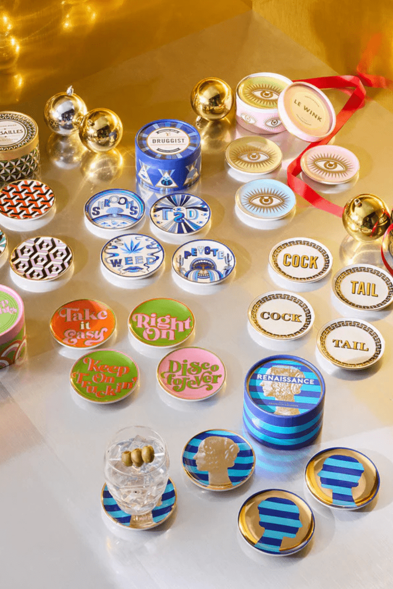 Druggist Coasters - Jonathan Adler - Archery Close