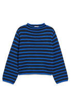 Dylan Stripe Sweater in Navy Blue - DemyLee - Archery Close