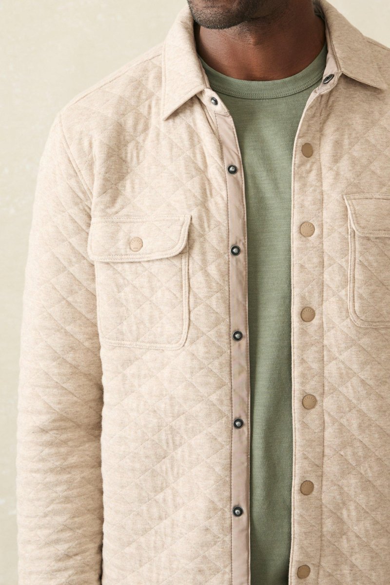 Epic Quilted Fleece CPO - Faherty Brand - Archery Close