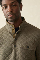 Epic Quilted Fleece Pullover - Faherty Brand - Archery Close