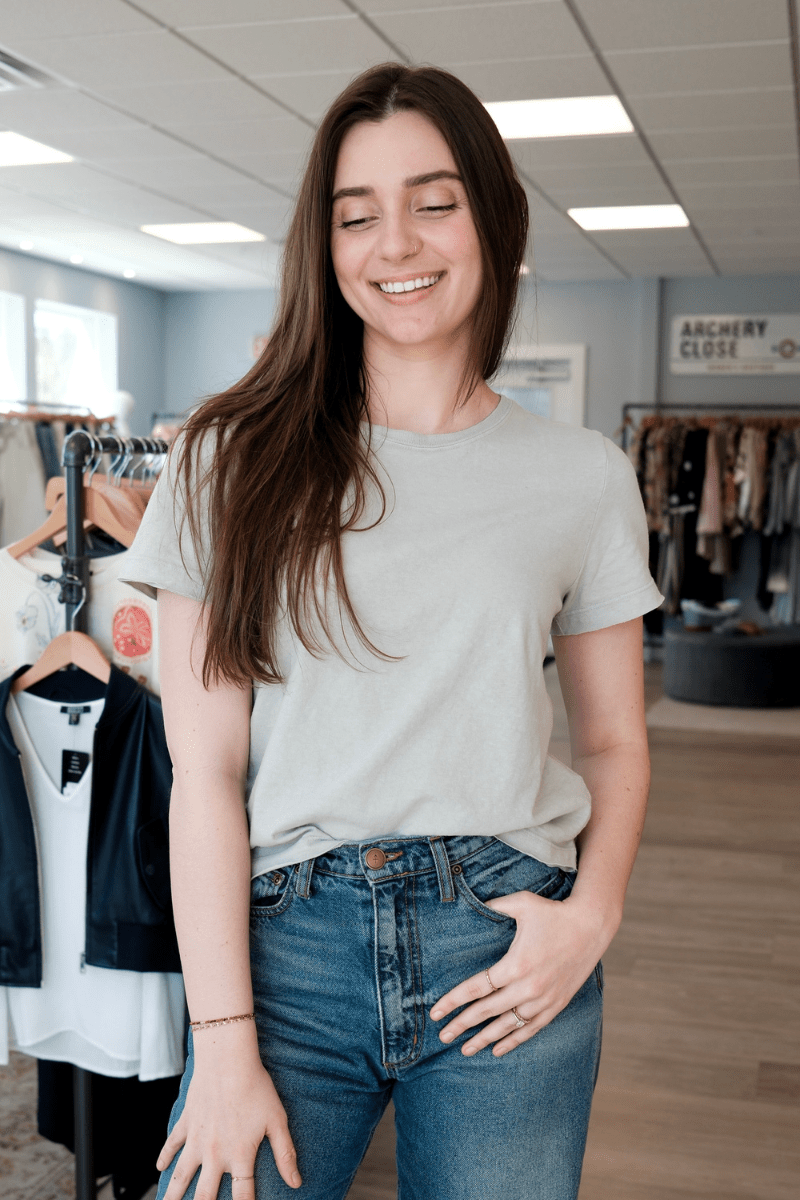 Everyday Crewneck in Sage - Archery Close - Archery Close