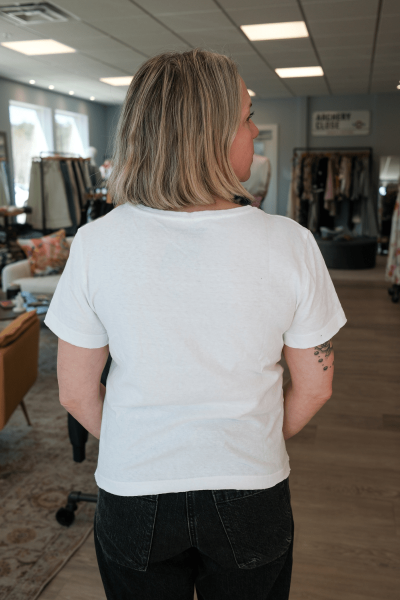 Everyday Crewneck in White - Archery Close - Archery Close