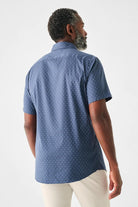 Faherty Brand Movement Short Sleeve Shirt - Archery Close Men's