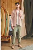 Faherty Brand Sunwashed Chambray Shirt - Archery Close Men's