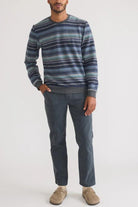 Fleece Out Stripe Crewneck - Marine Layer - Archery Close