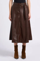 Floyd Skirt in Chocolate - Suncoo Paris - Archery Close