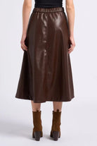 Floyd Skirt in Chocolate - Suncoo Paris - Archery Close