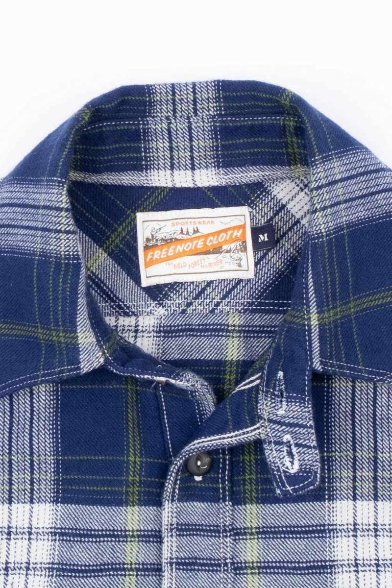 Freenote Cloth Currant Blue Wing Plaid - Archery Close Men's