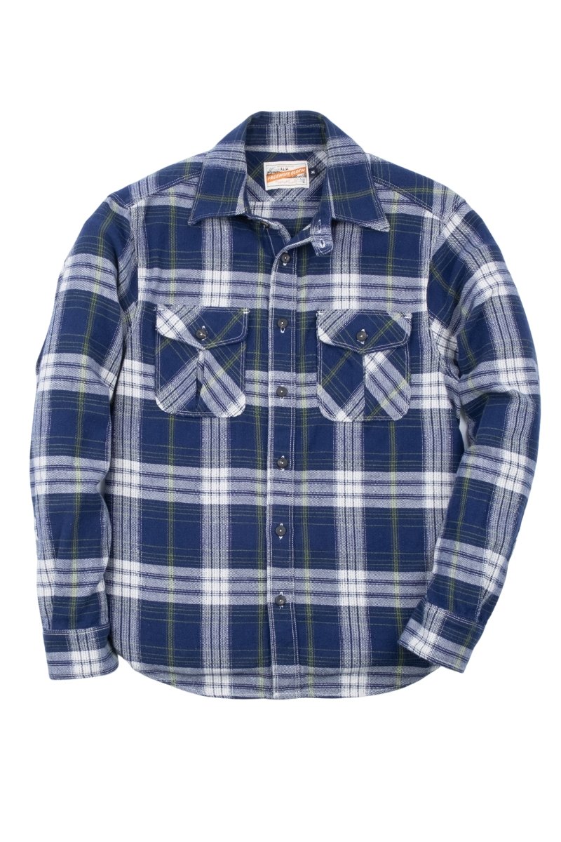 Freenote Cloth Currant Blue Wing Plaid - Archery Close Men's