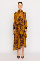 Freida Dress in Gold Shadow - Christy Lynn - Archery Close