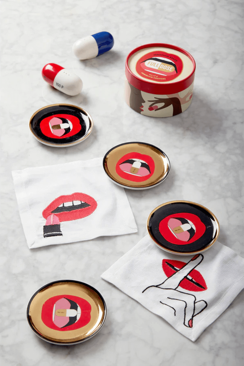 Full Dose Coasters - Jonathan Adler - Archery Close