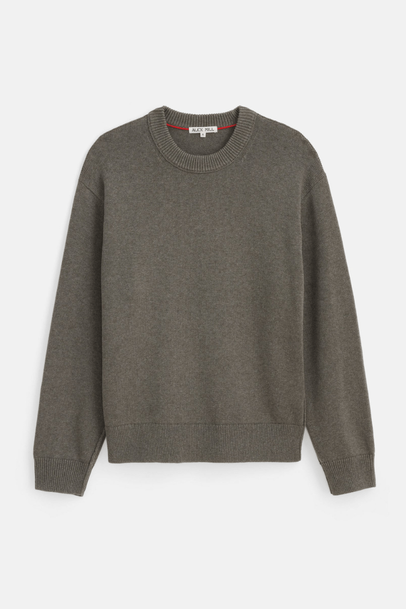 Gabriel Crewneck Sweater in Cotton Linen - Alex Mill - Archery Close
