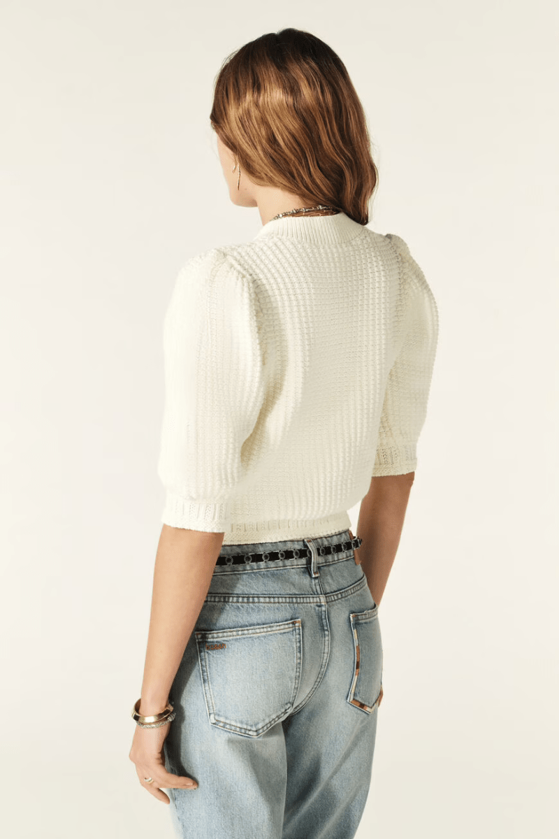 Garance Cardigan in Ecru - ba&sh - Archery Close