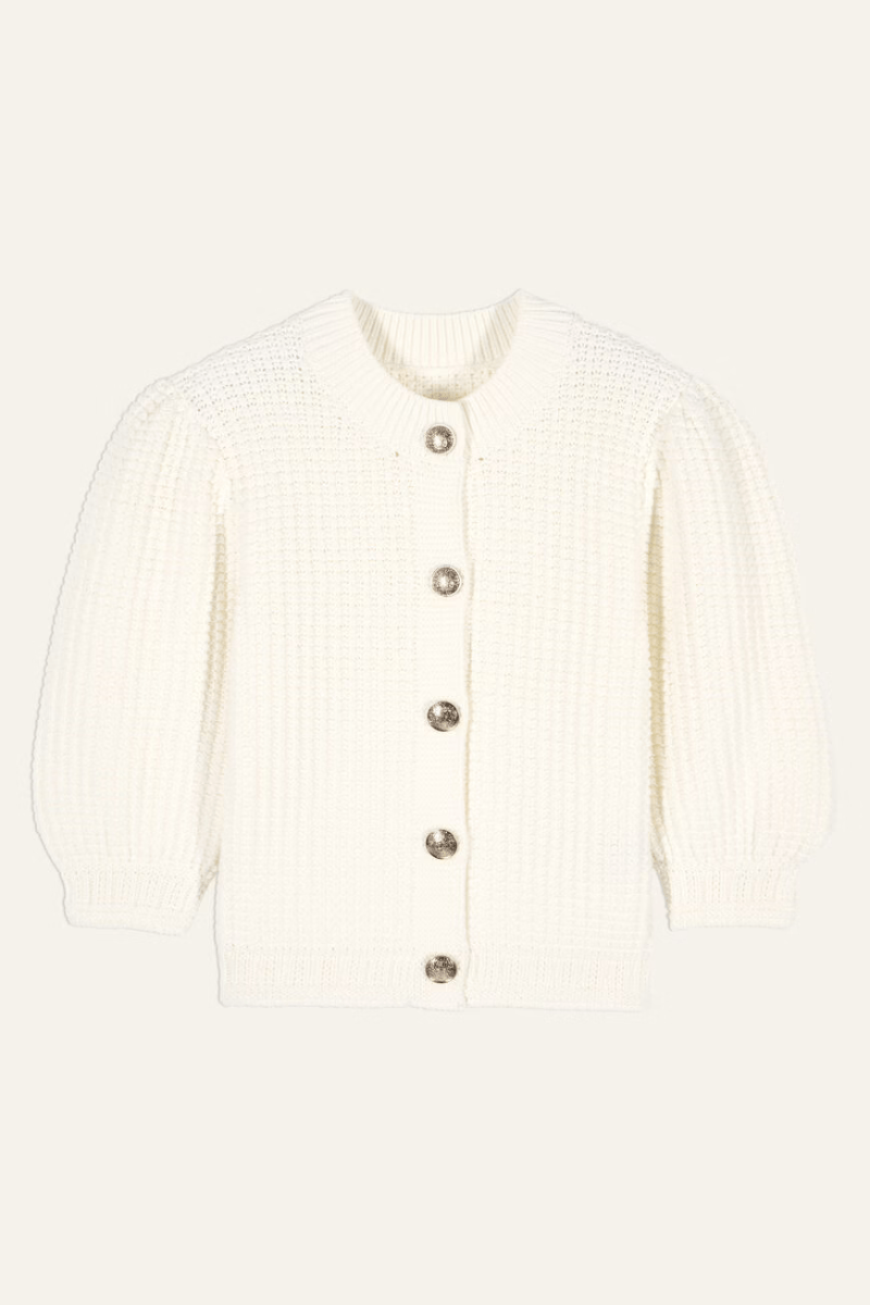 Garance Cardigan in Ecru - ba&sh - Archery Close