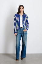 Haley Sweater in Cotton Stripe - Alex Mill - Archery Close