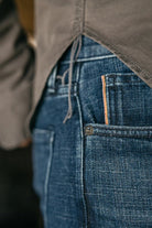 Hammer Straight Etched - Syd 13oz Selvedge - Hiroshi Kato - Archery Close