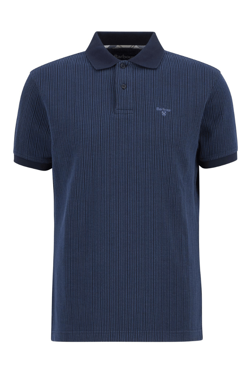 Harworth Polo in Navy - Barbour - Archery Close