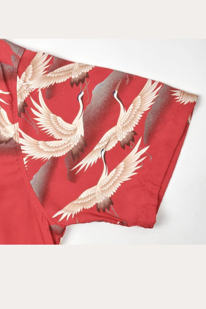 Hawaiian Red Crane - Freenote Cloth - Archery Close