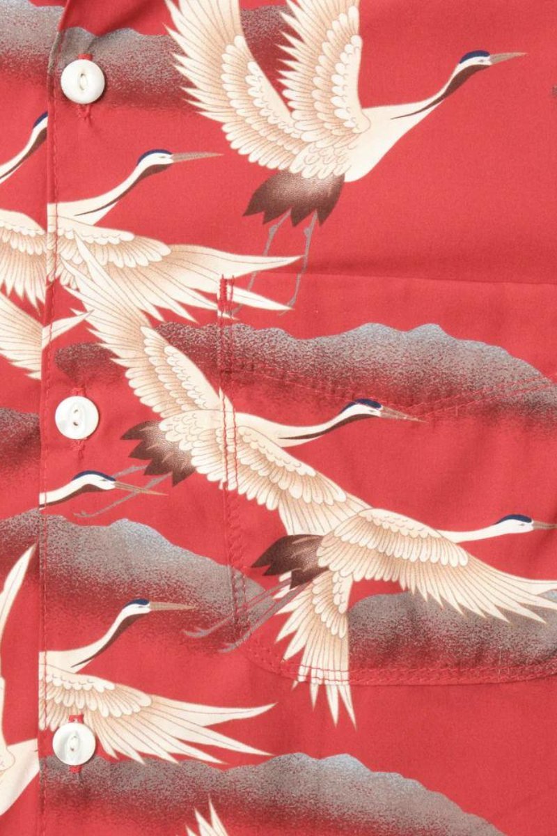 Hawaiian Red Crane - Freenote Cloth - Archery Close