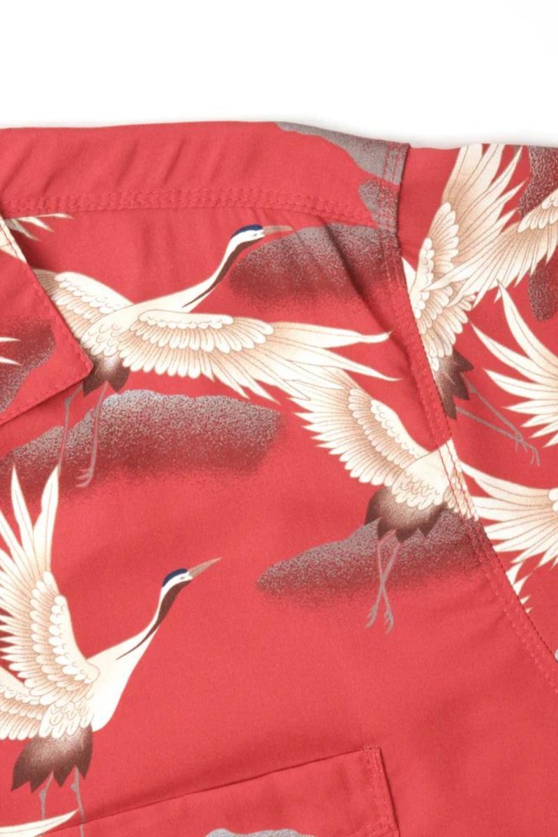 Hawaiian Red Crane - Freenote Cloth - Archery Close