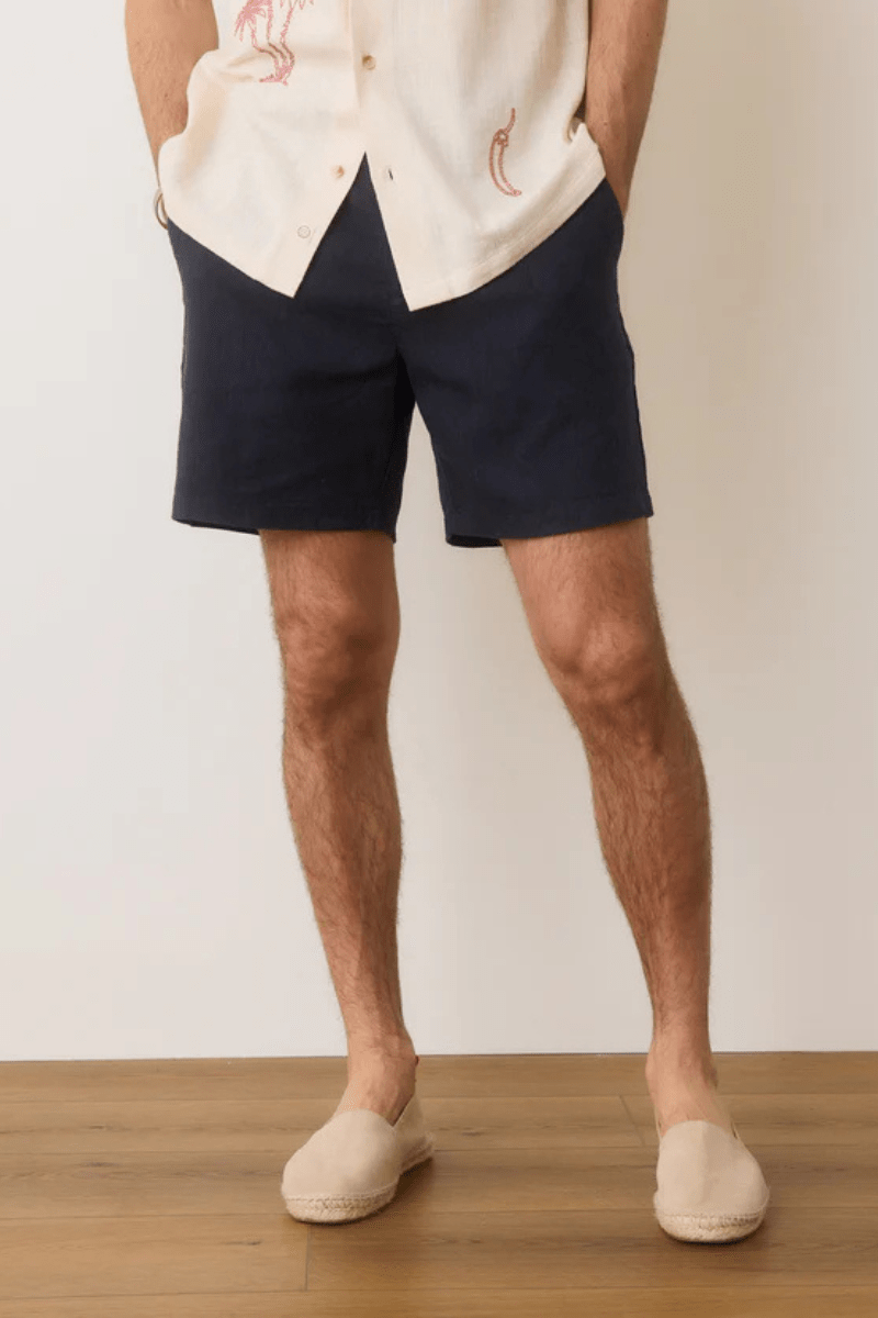 Hemp Resort Short 7" - Marine Layer - Archery Close