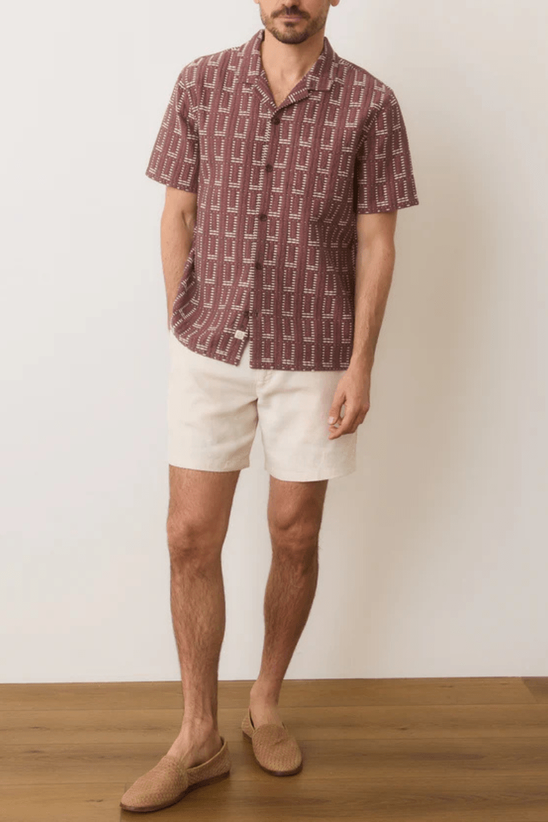 Hemp Resort Short 7" - Marine Layer - Archery Close