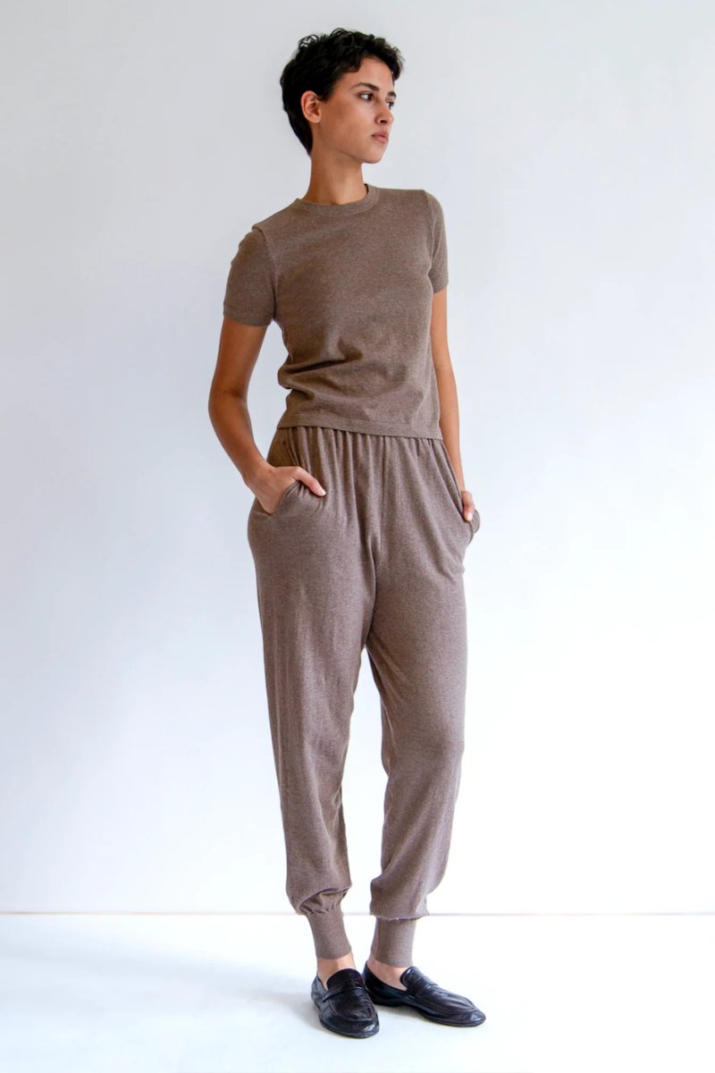 Hessa Pant in Truffle - DemyLee - Archery Close