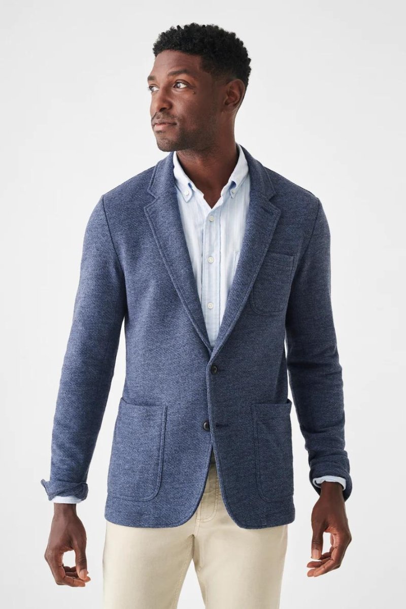 Inlet Knit Blazer - Faherty Brand - Archery Close