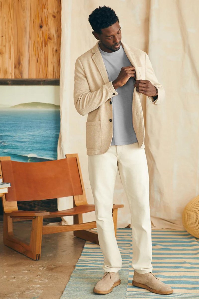 Inlet Knit Blazer - Faherty Brand - Archery Close