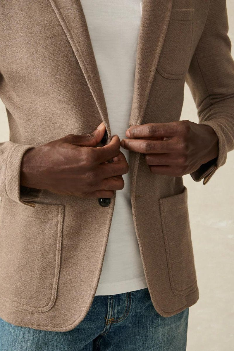 Inlet Knit Blazer - Faherty Brand - Archery Close