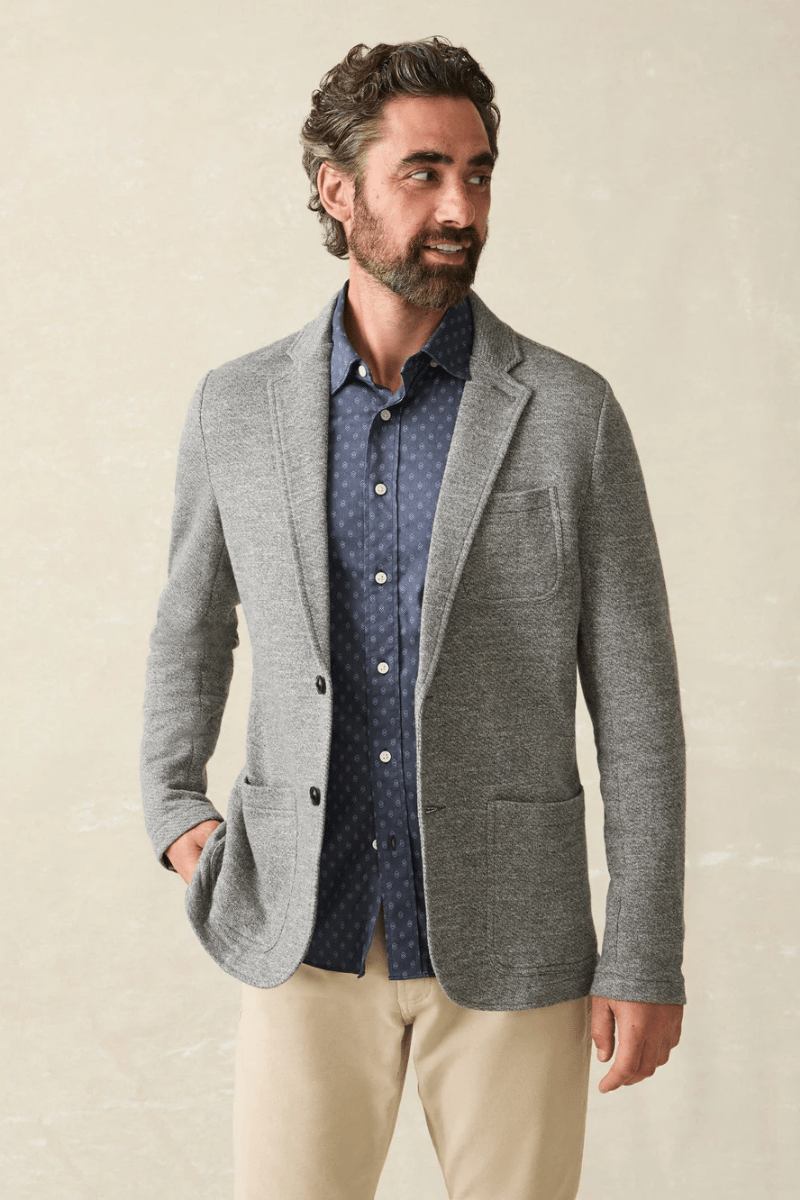 Inlet Knit Blazer - TS - Faherty Brand - Archery Close