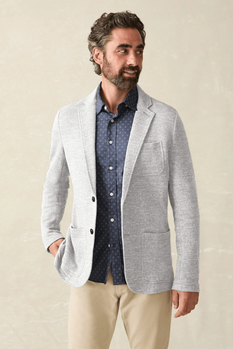 Inlet Knit Blazer - TS - Faherty Brand - Archery Close