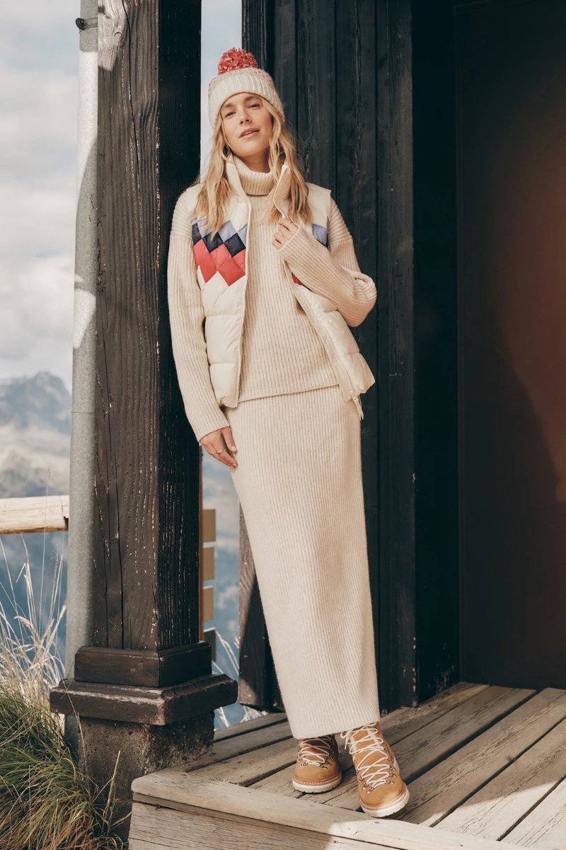 Isla Sweater Skirt - Marine Layer - Archery Close