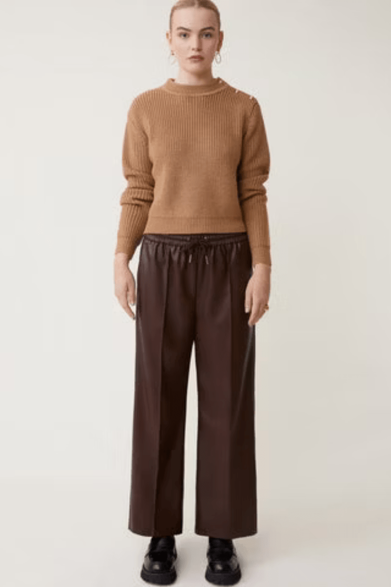 Johan Faux Leather Pant - Suncoo Paris - Archery Close