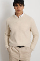 Jordan Sweater in Washed Cashmere - Alex Mill - Archery Close