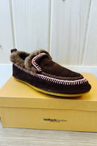 Jude Slipper in Chocolate Suede - Laidback London - Archery Close