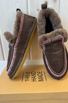 Jude Slipper in Chocolate Suede - Laidback London - Archery Close