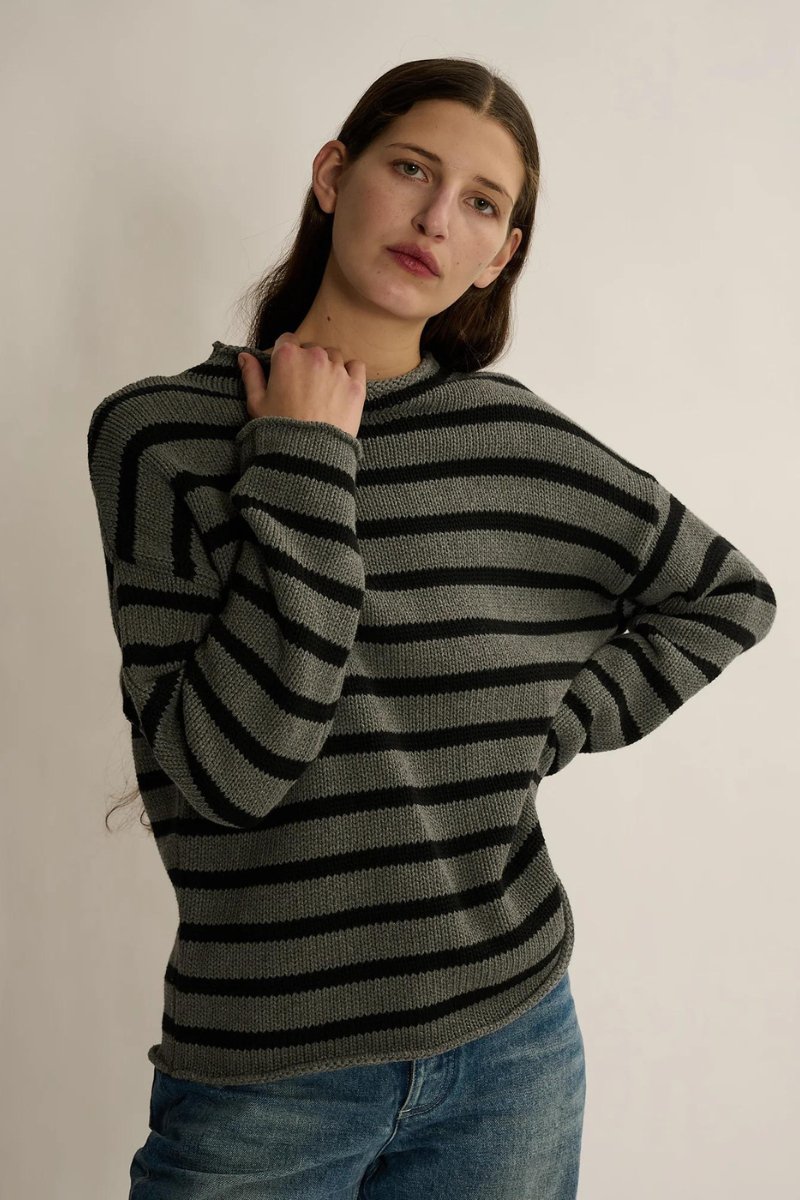 Lamis Stripe Sweater - DemyLee - Archery Close
