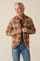 Legend Sweater Shirt - Cedar Sands Plaid - Faherty Brand - Archery Close