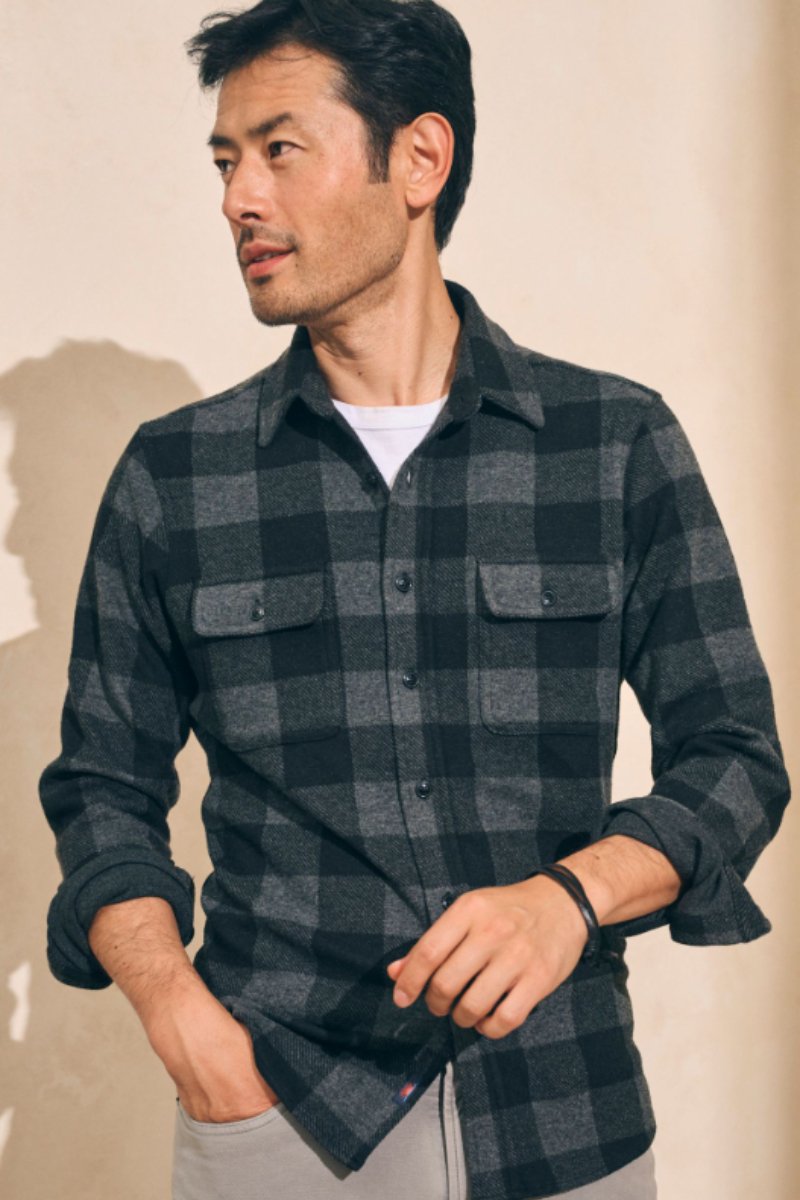 Legend Sweater Shirt - Faherty Brand - Archery Close