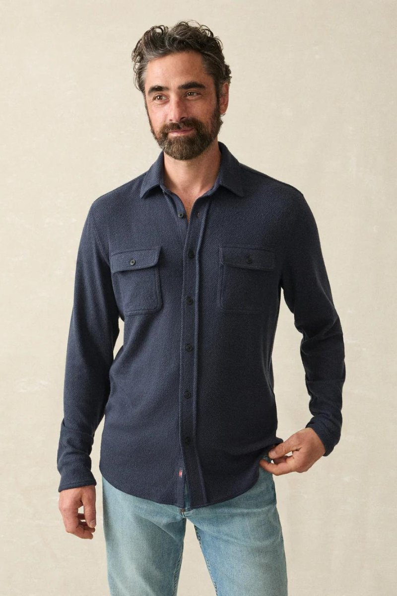 Legend Sweater Shirt - Faherty Brand - Archery Close