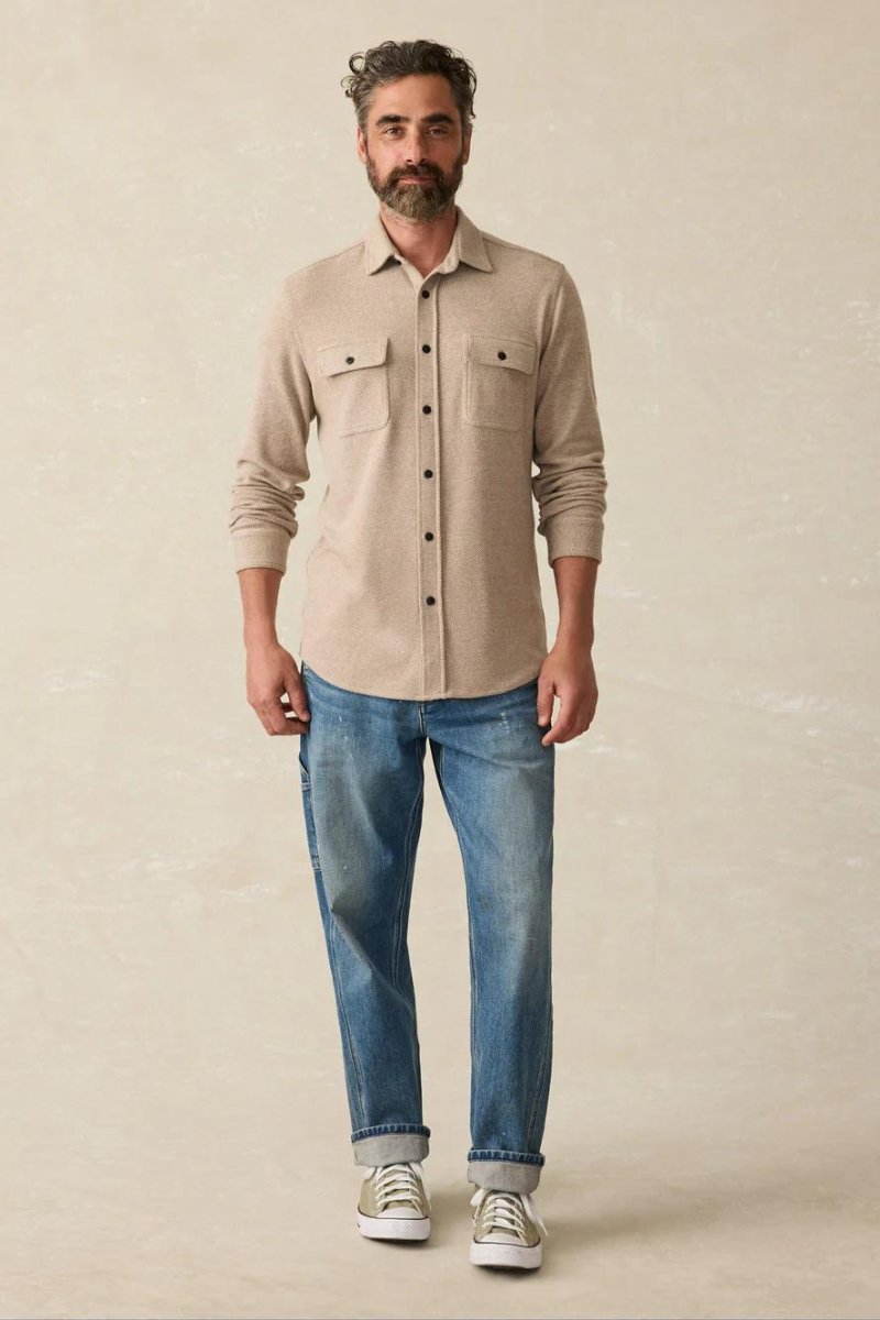 Legend Sweater Shirt - Faherty Brand - Archery Close