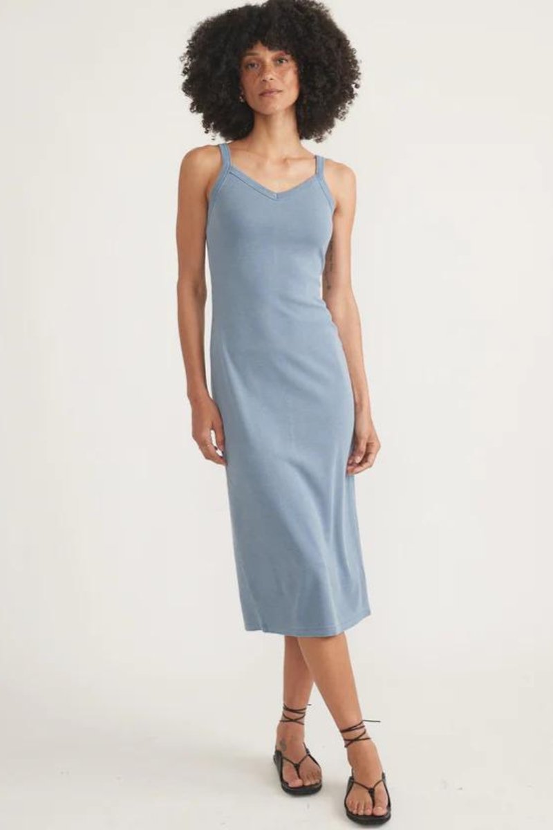 Marine Layer Lexi Sun-In Spaghetti Strap Dress Vintage Indigo / XS Marine Layer Lexi Sun-In Spaghetti Strap Dress Vintage Indigo / XS