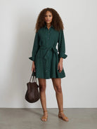 Lili Shirt Dress in Linen - Alex Mill - Archery Close