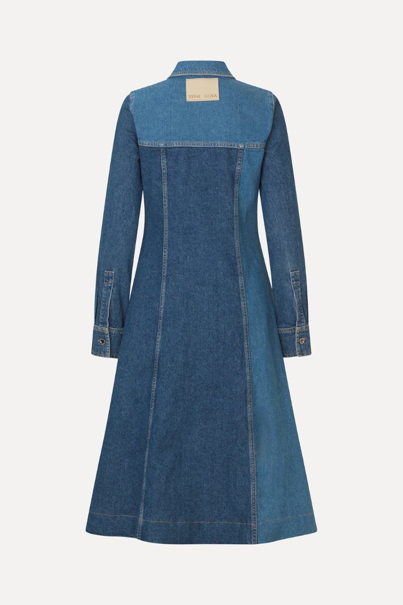 Long Sleeve Denim Dress - Stine Goya - Archery Close