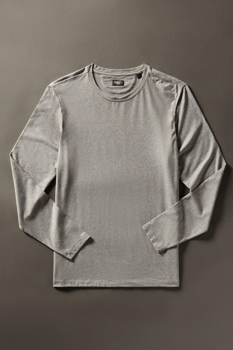 Long Sleeve Movement T Shirt - Faherty Brand - Archery Close