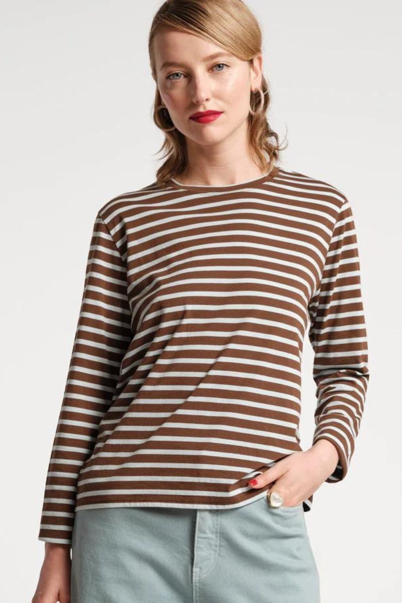 Long Sleeve Striped Tee - Frances Valentine - Archery Close