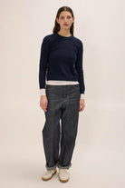 Lulu Sweater in Navy - DemyLee - Archery Close