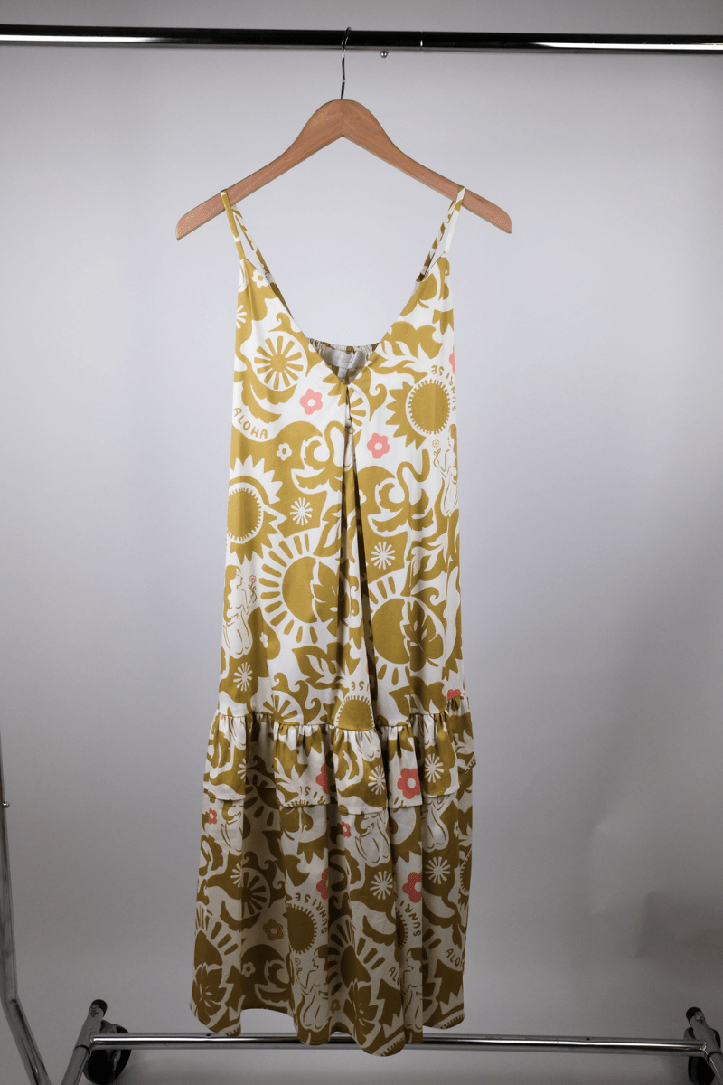 Macie Dress in Lime - Corey Lynn Calter - Archery Close